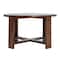 Hello Honey® Elegant Acacia Trestle Round Coffee Table